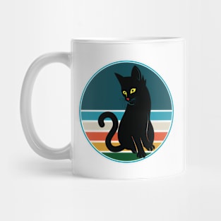 Black Cat Respect Your Cat Day March 28 Mug